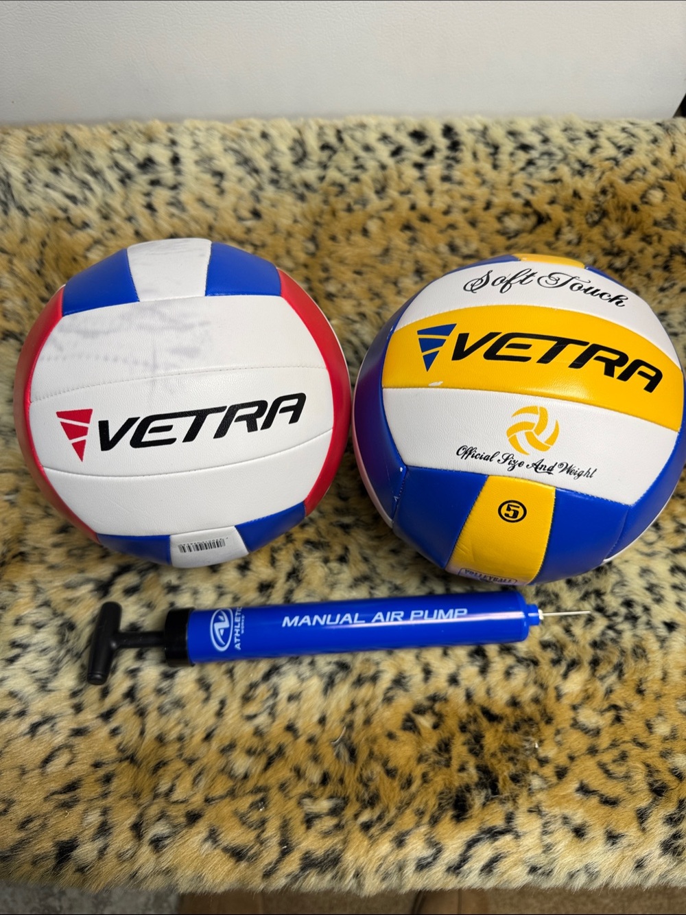 Vetra Kids Volleyball Set - Blue, White, Red & Yellow